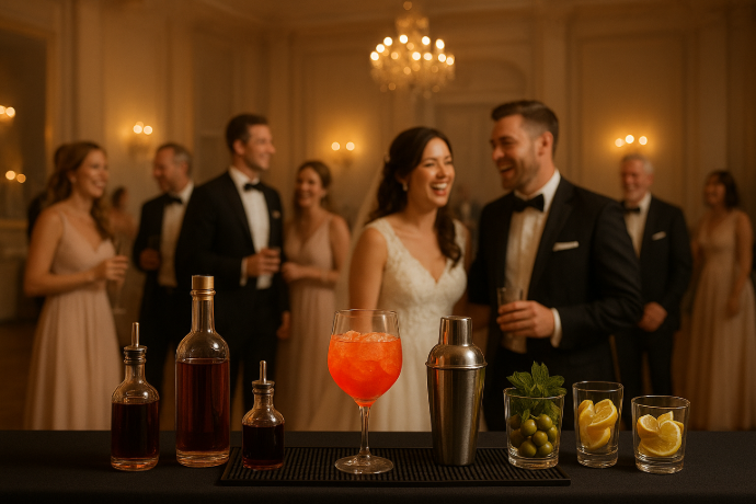 bar para bodas y matrimonios Coctelería para bodas